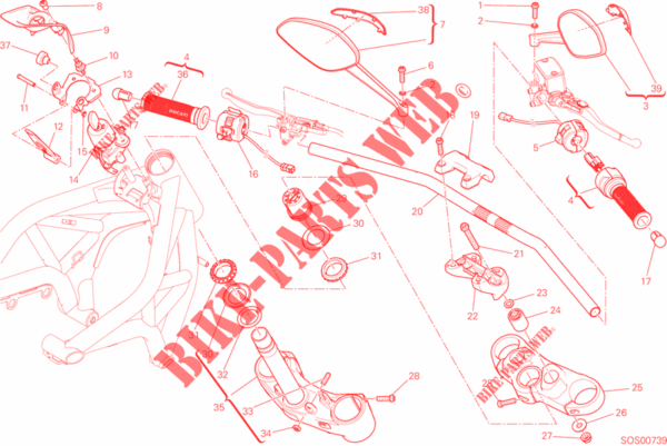 Vite rottura fix. commutatore Ducati 77110501A